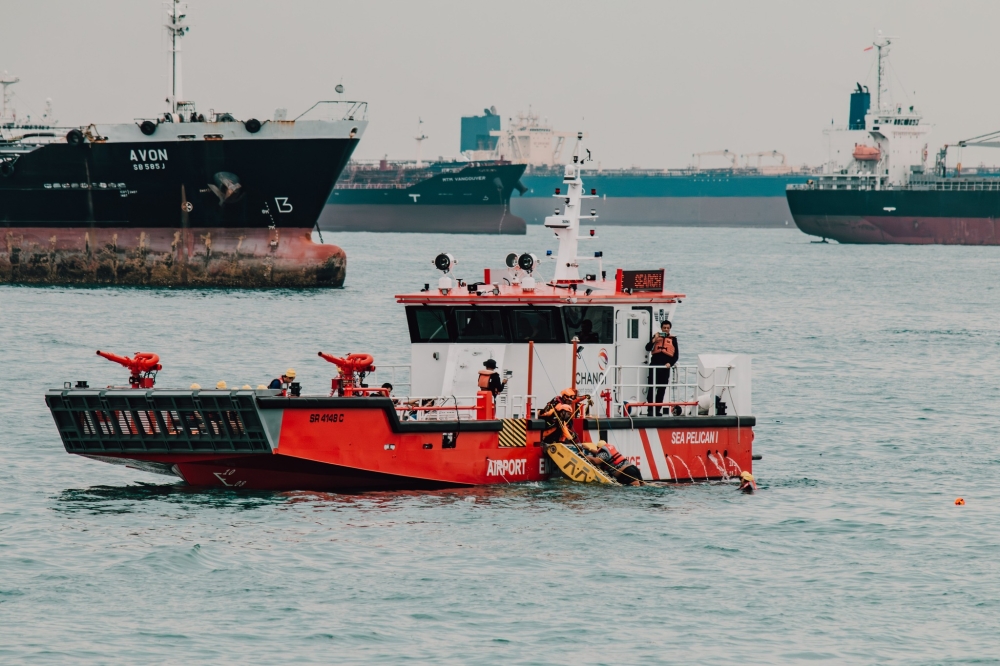 Zelim SWIFT on a rescue vessel. 