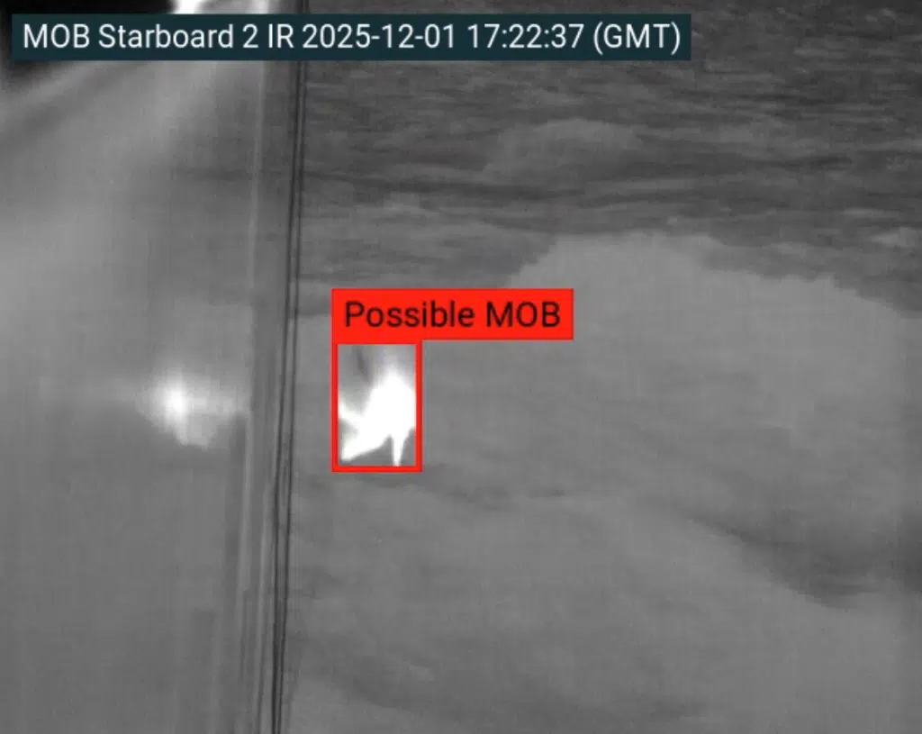 ZOE MOB man overboard detection at night